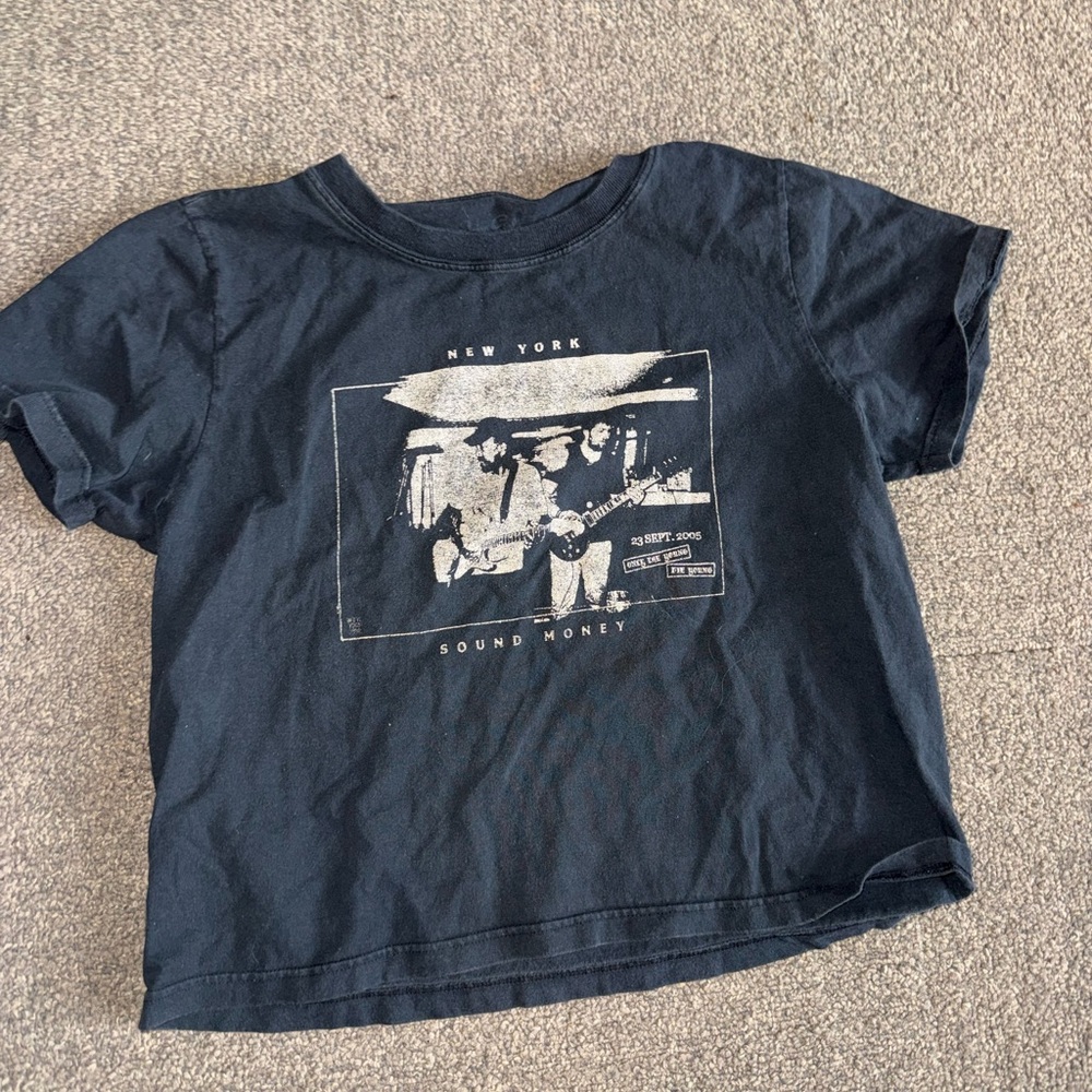 Brandy Melville Black Graphic Tee